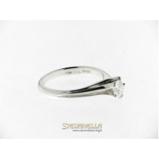 Chimento anello solitario oro bianco e diamante ct.0,50 referenza 82164309